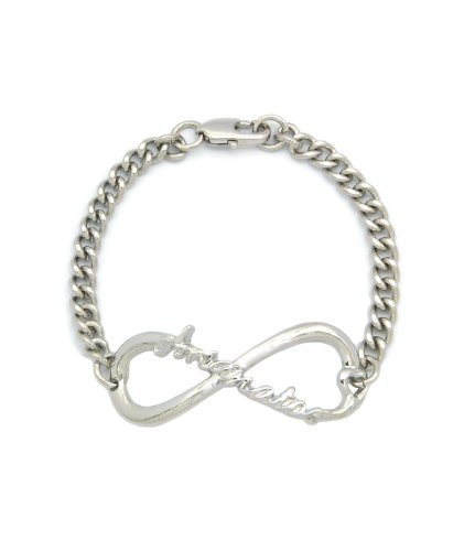Arianator Fans Infinity Sign Link Bracelet in Silver Tone XB414R