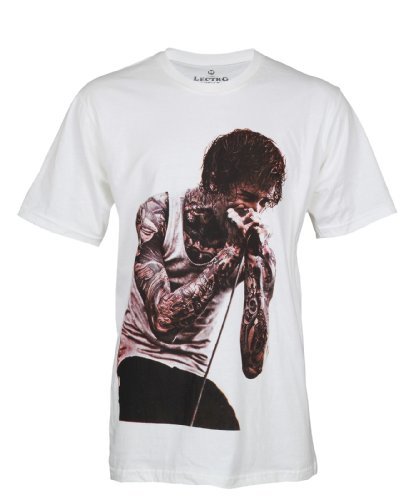 Mitch Lucker T-Shirt Size Small Extreme Metal Band New White Music Tee
