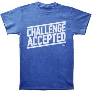 HOW I MET YOUR MOTHER — CHALLENGE ACCEPTED — MENS TEES