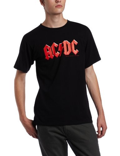Impact Men’s AC/DC Logo Classic Short Sleeve T-Shirt