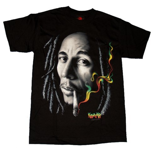 Bob Marley Rasta Smoke T-Shirt Tee