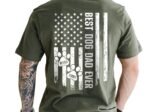 Custom Dog Dad Shirt With Names – Personalized Shirt For Men, Best Dog Dad T-shirt, Father’s Day Gifts
