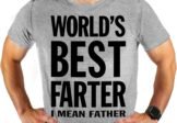 Tstars World’s Best Farter Dad Shirt | Gift for New Dads Funny Father’s Day Tshirt for Men