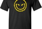 Evil Smile Face Graphic Novelty Sarcastic Funny T Shirt