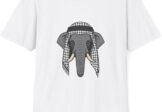 Elephant-Inspired Unisex T-Shirt – Softstyle Fashion, Animal Lover Gift, Casual Wear, Birthday Present, Eco-Friendly Tee